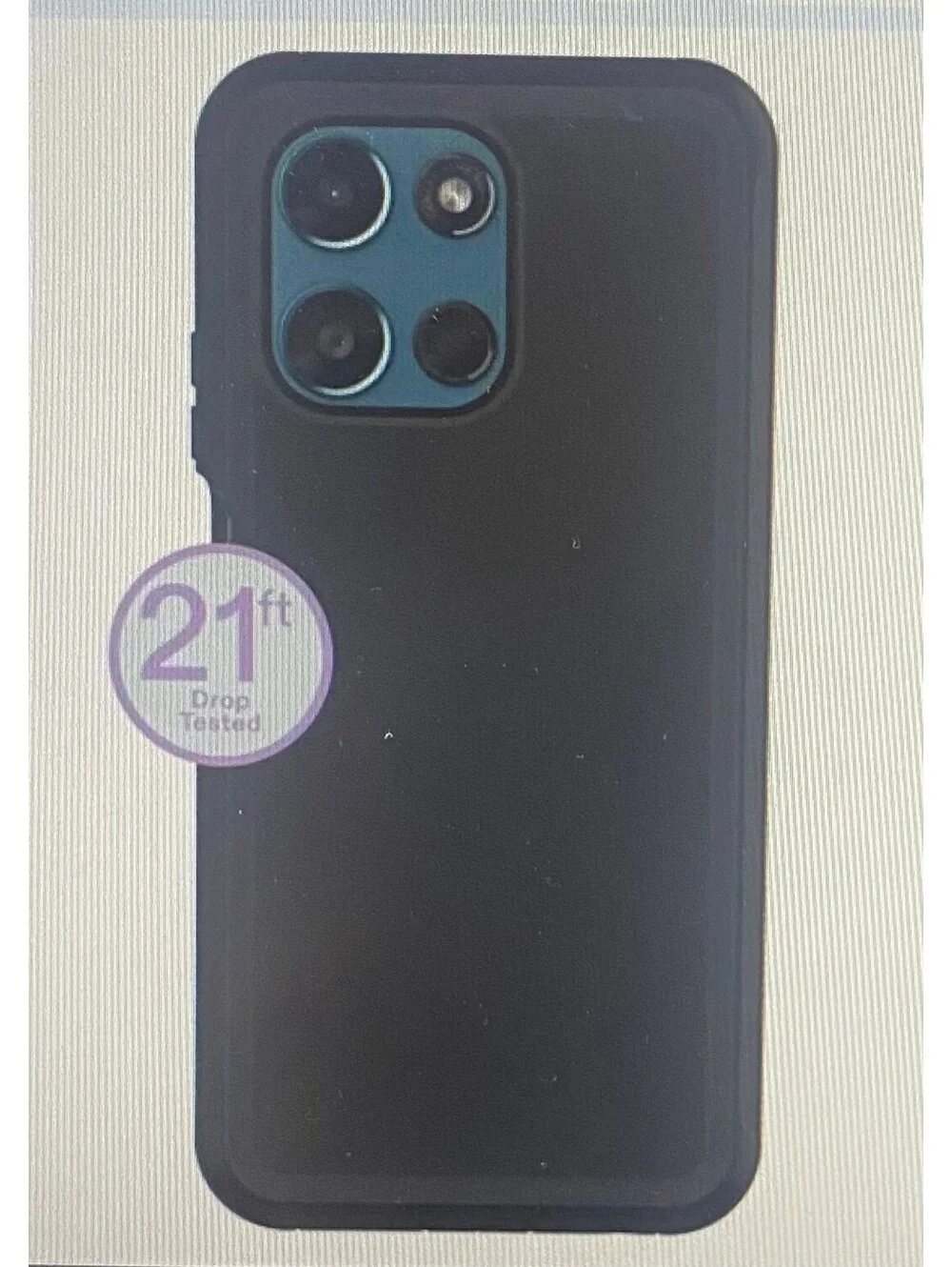 Onn Rugged Case for moto g PLAY (2026) Black